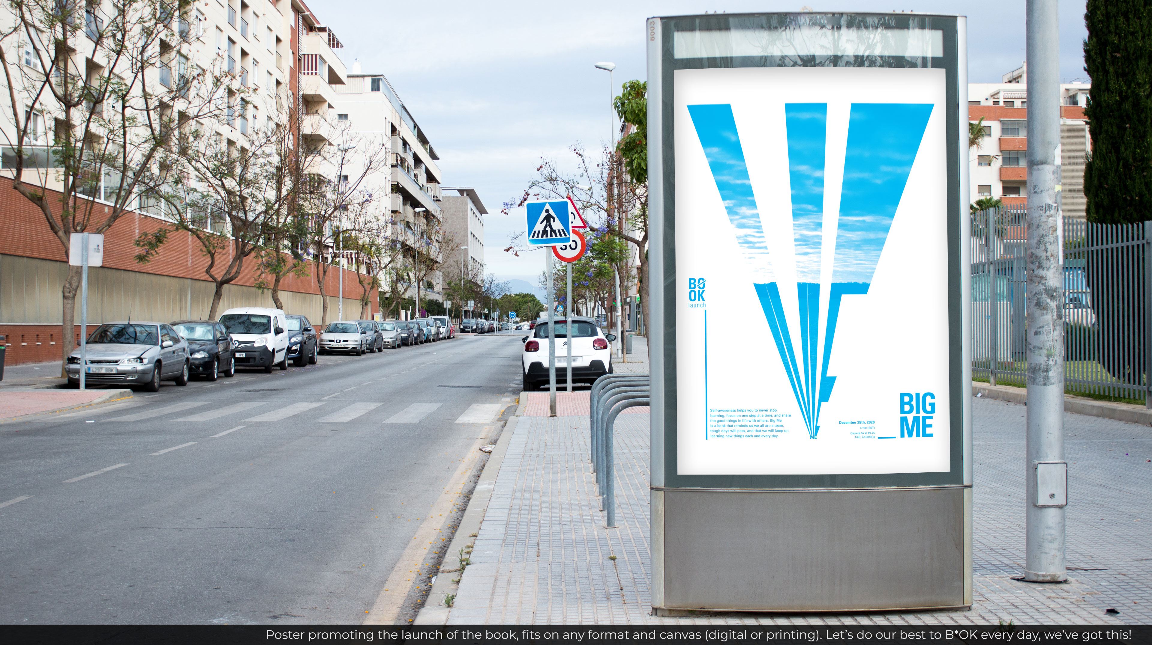 poster promoting the book Big Me