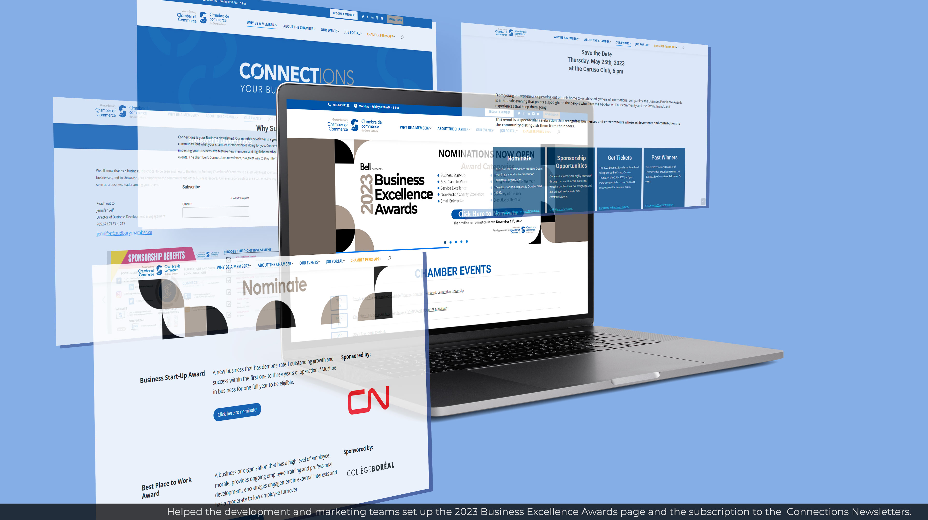 Bell presents the 2023 Business Excellence Awards presented by the Greater Sudbury Chamber of Commerce.