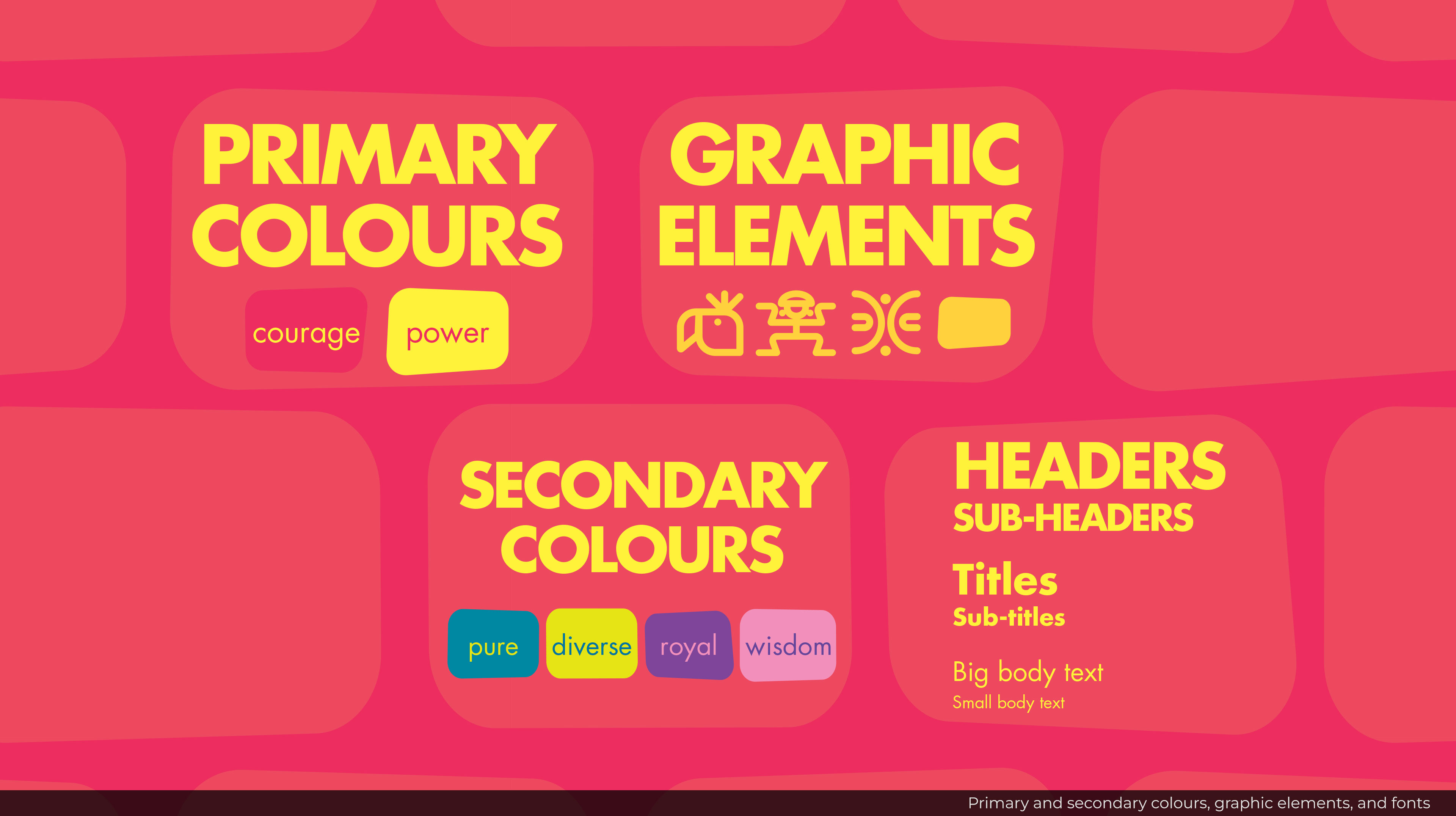 logo, colours, and graphics of colossal's brand