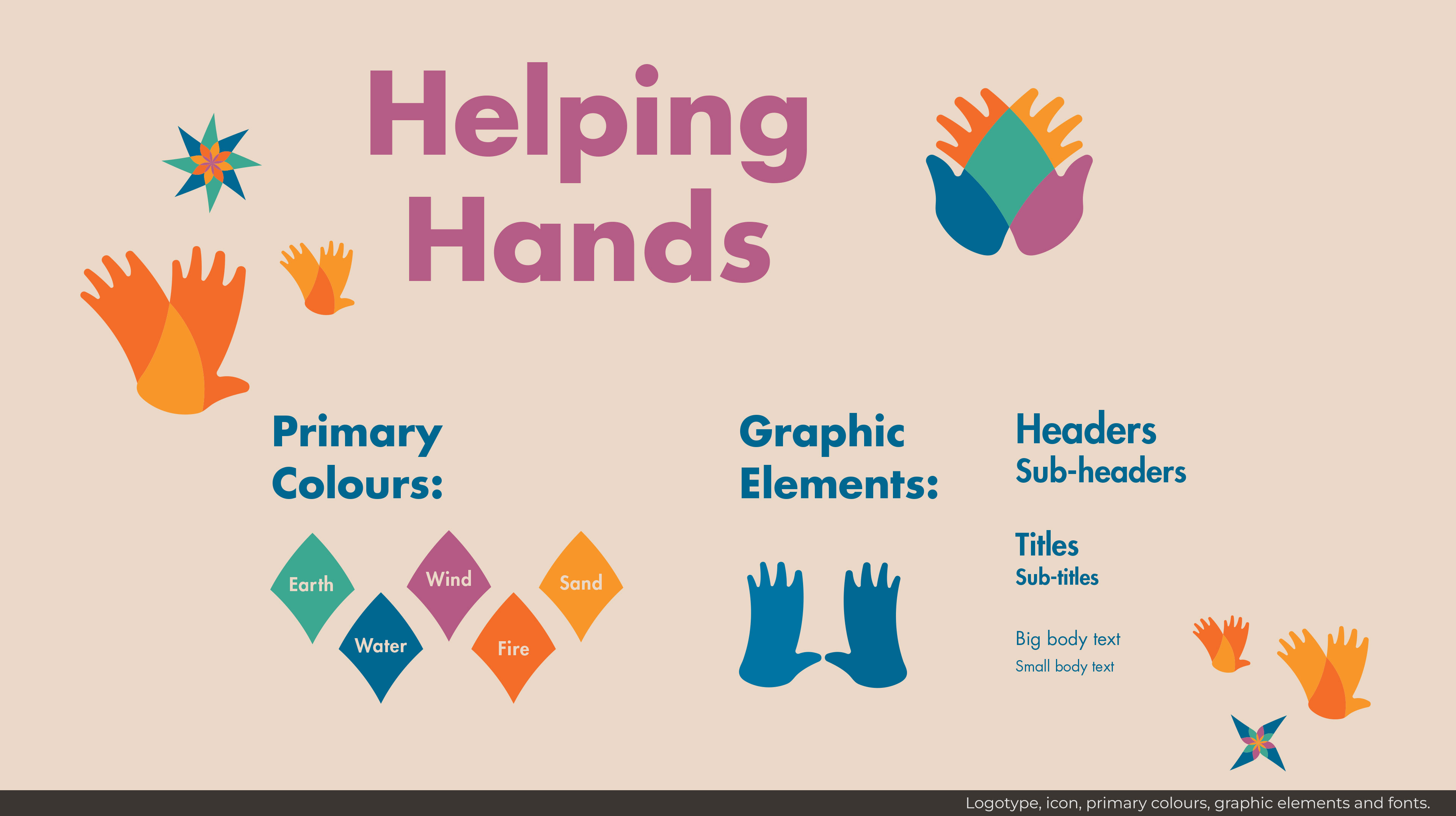 logo, colours, and graphics of colossal's brand