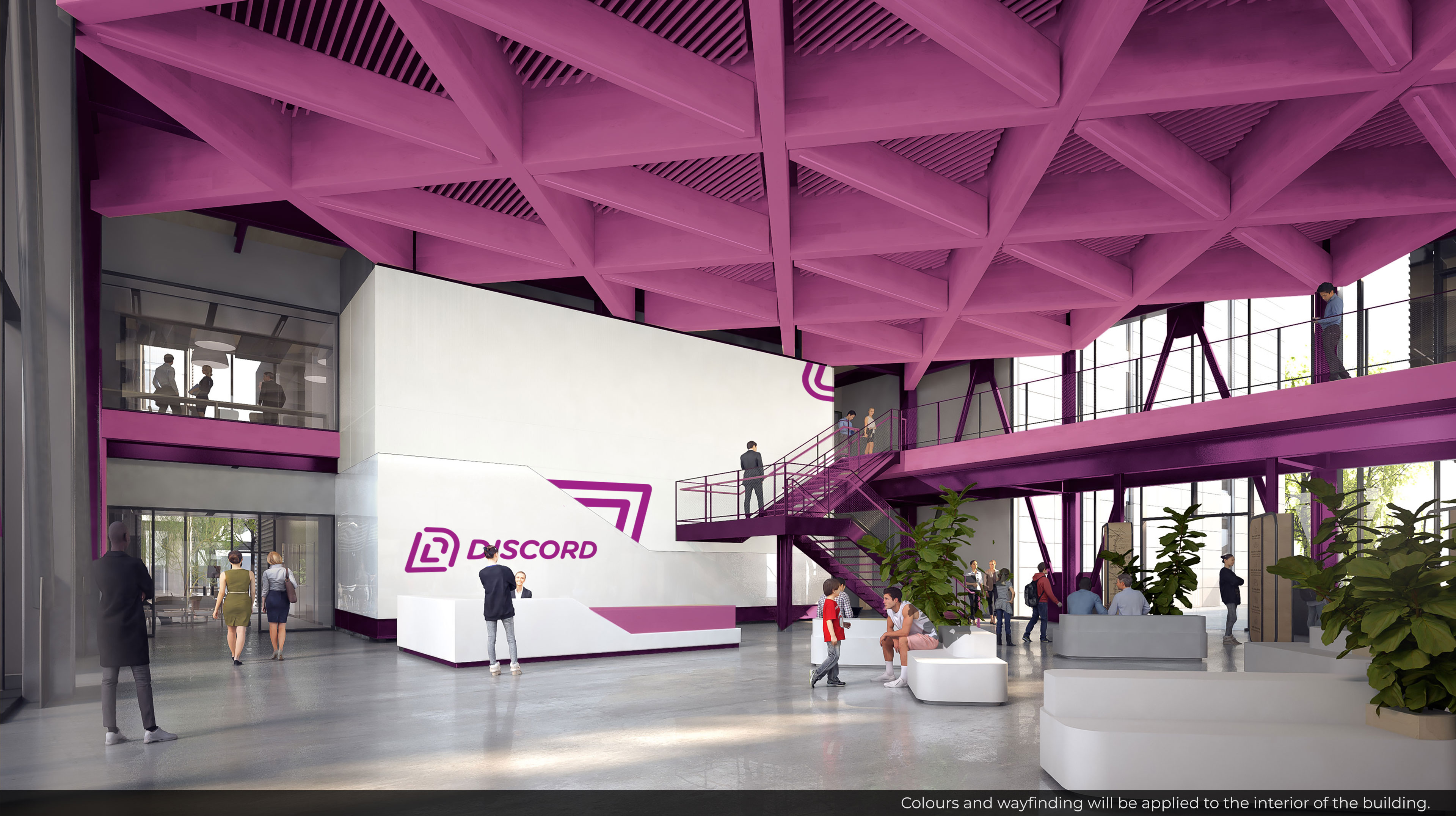 logo, colours, and graphics of colossal's brand